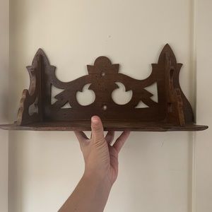 Tiny vintage wooden shelf